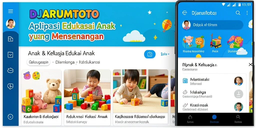 Antarmuka pengguna DJARUMTOTO dengan fitur edukasi yang interaktif.