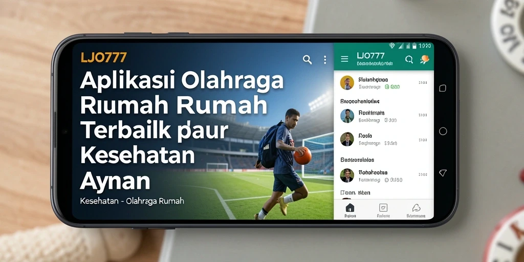 Antarmuka pengguna LJO777 yang sederhana dan menarik untuk olahraga rumah.