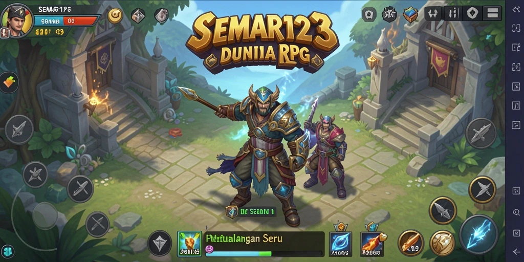 Tampilan antarmuka permainan RPG SEMAR123 yang menarik.