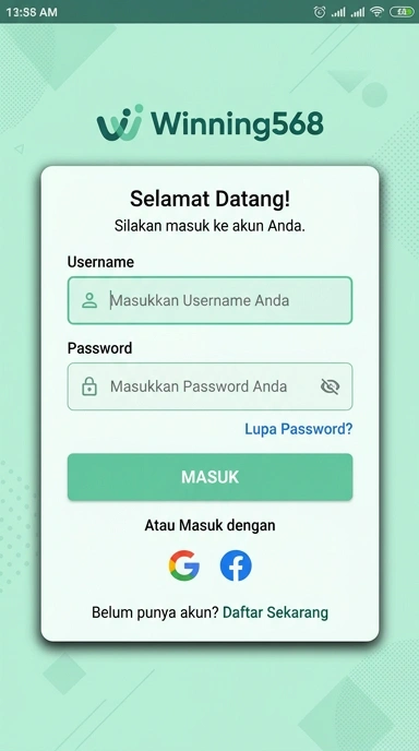 Cara Mudah Masuk Akun Winning568 di Android